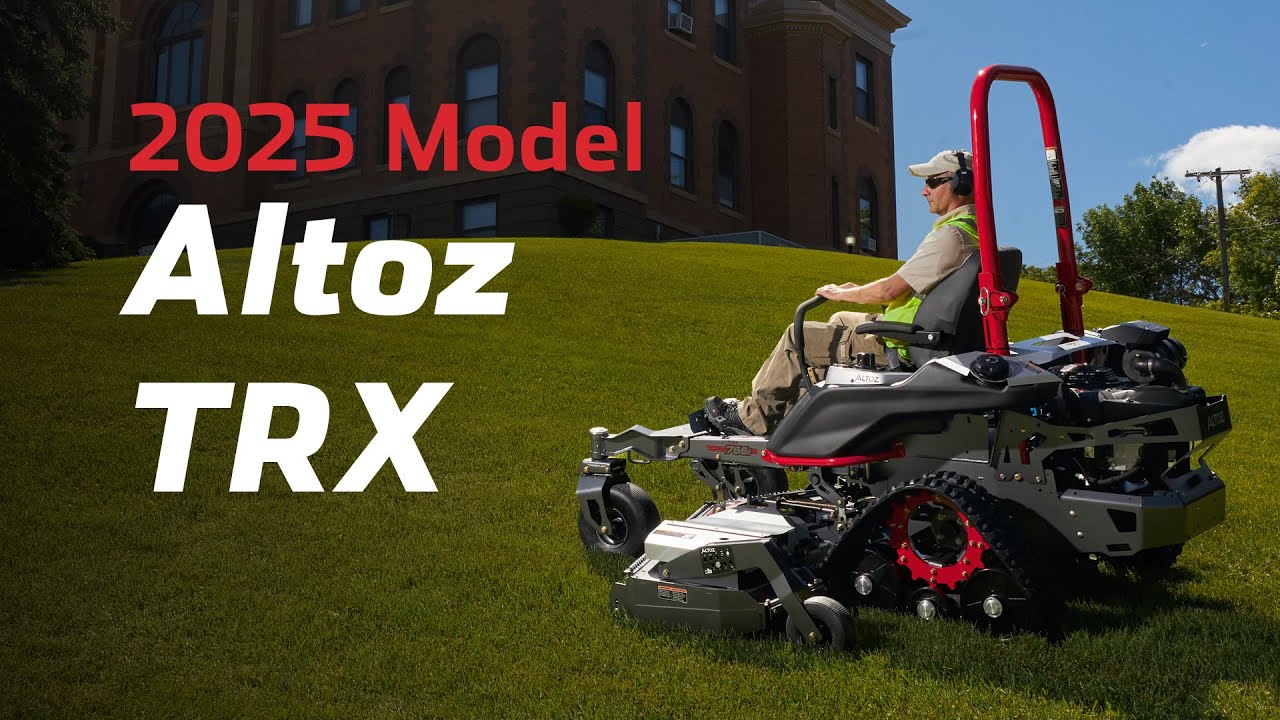ALL NEW 2025 TRX MODEL | Altoz Tracked Zero-Turn Mower - YouTube