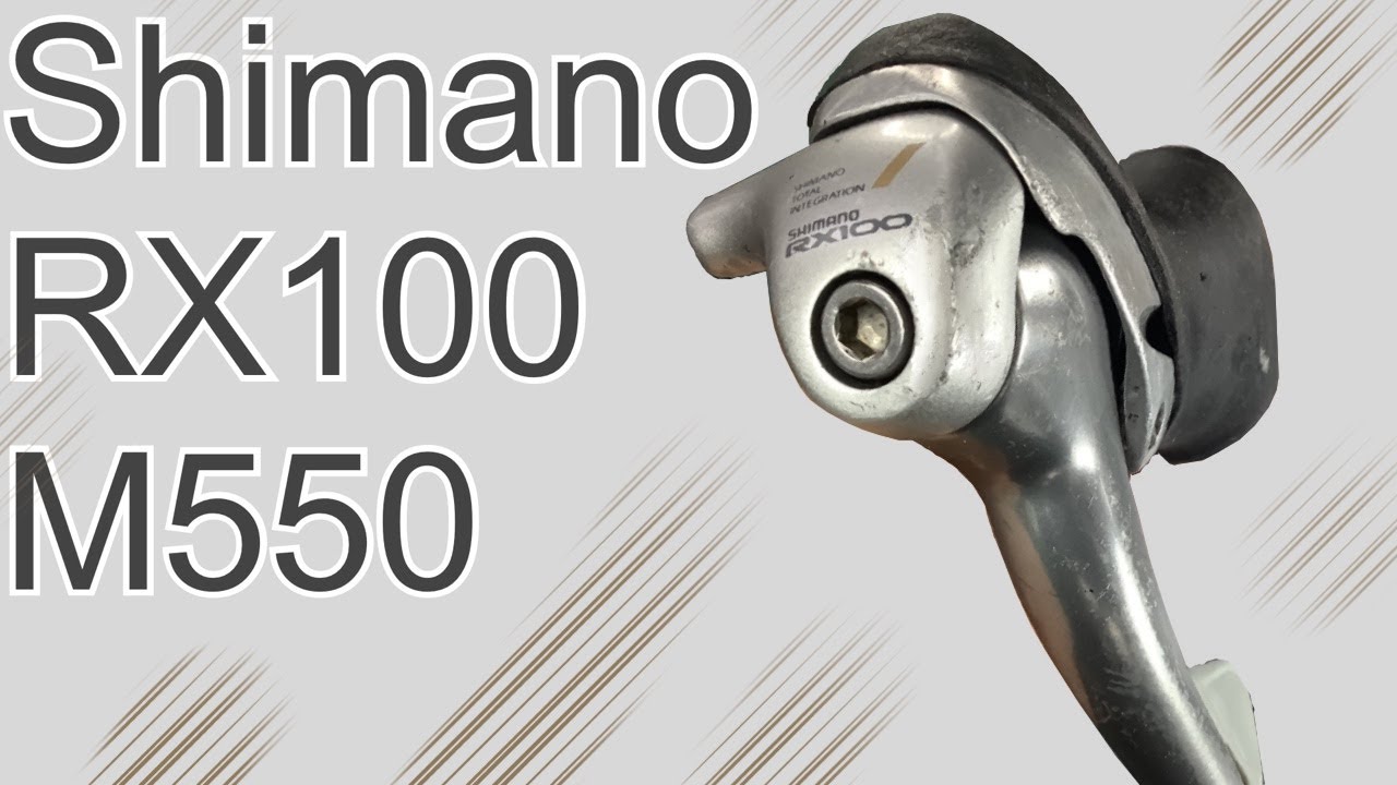 Shimano RX100 Shifter 2 and 8 speed restore service clean