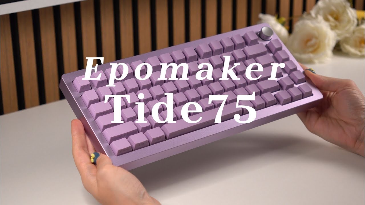 Epomaker Tide75 | Latency, Review, Sound Tests - YouTube