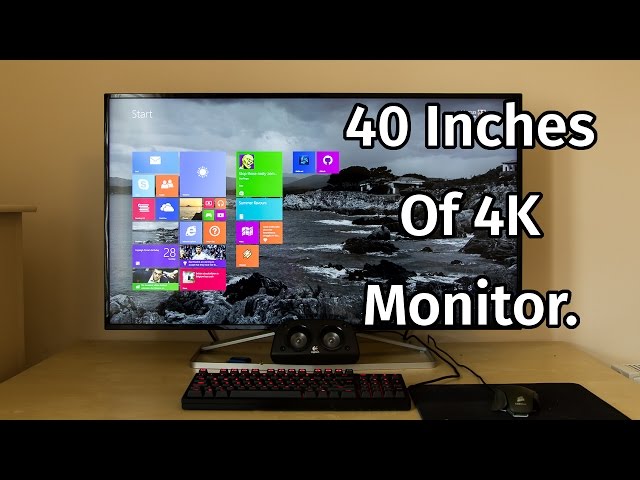 Philips 40 Inch 4K Monitor Review [BDM4065UC] - YouTube