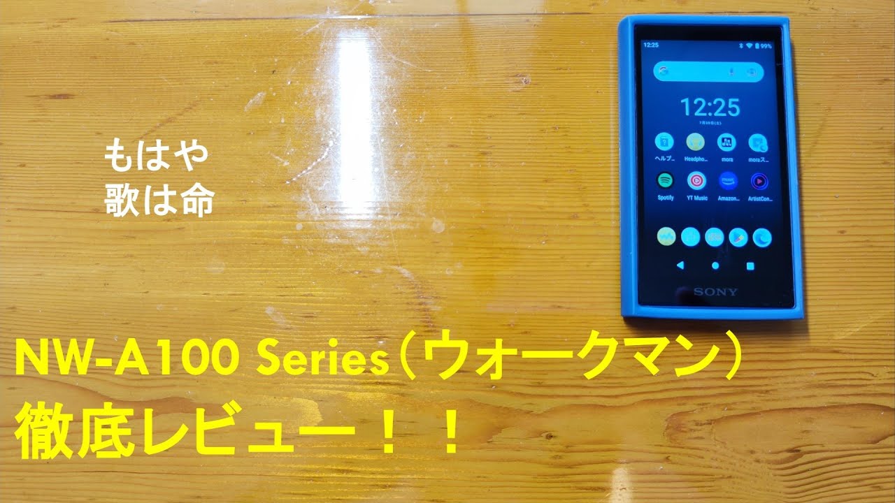 もはや、歌は生命！】SONY NW-A100 Series（ウォークマン）を徹底