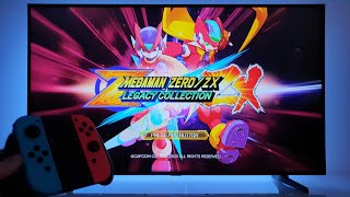 Mega Man Zero/ZX Legacy Collection Nintendo Switch dock mode 4K TV
