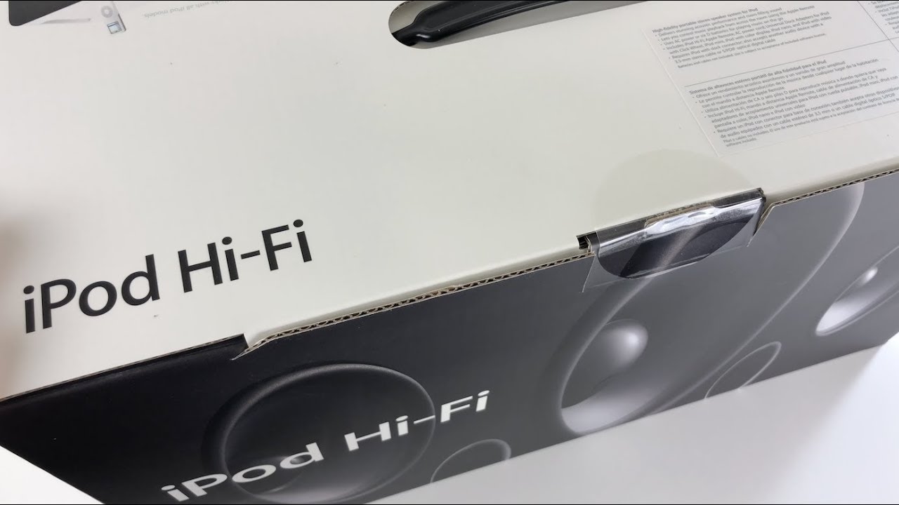 4K] 2018 Unboxing: Apple iPod Hi-Fi Speaker - YouTube