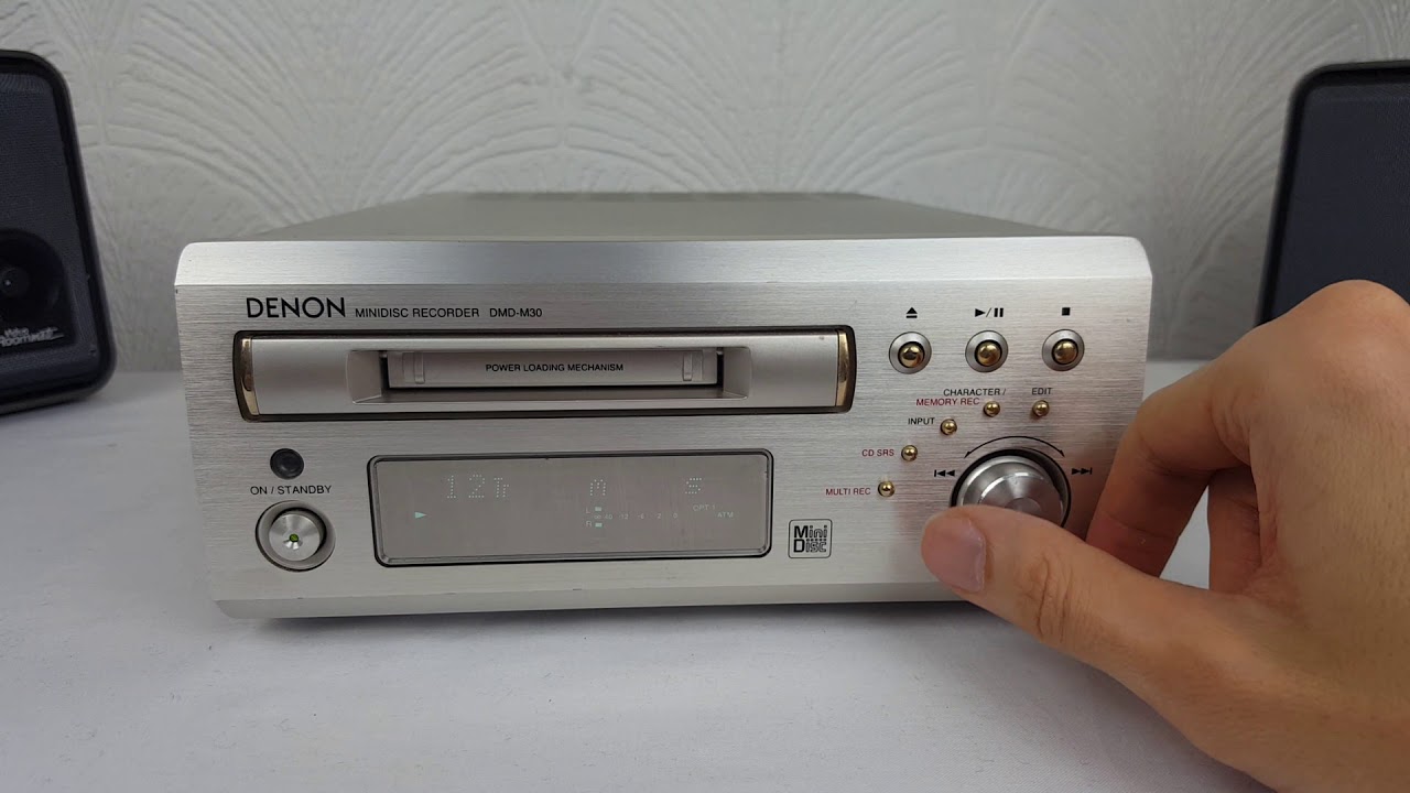 Denon DMD-M30 Mini Disc Player & Recorder - YouTube