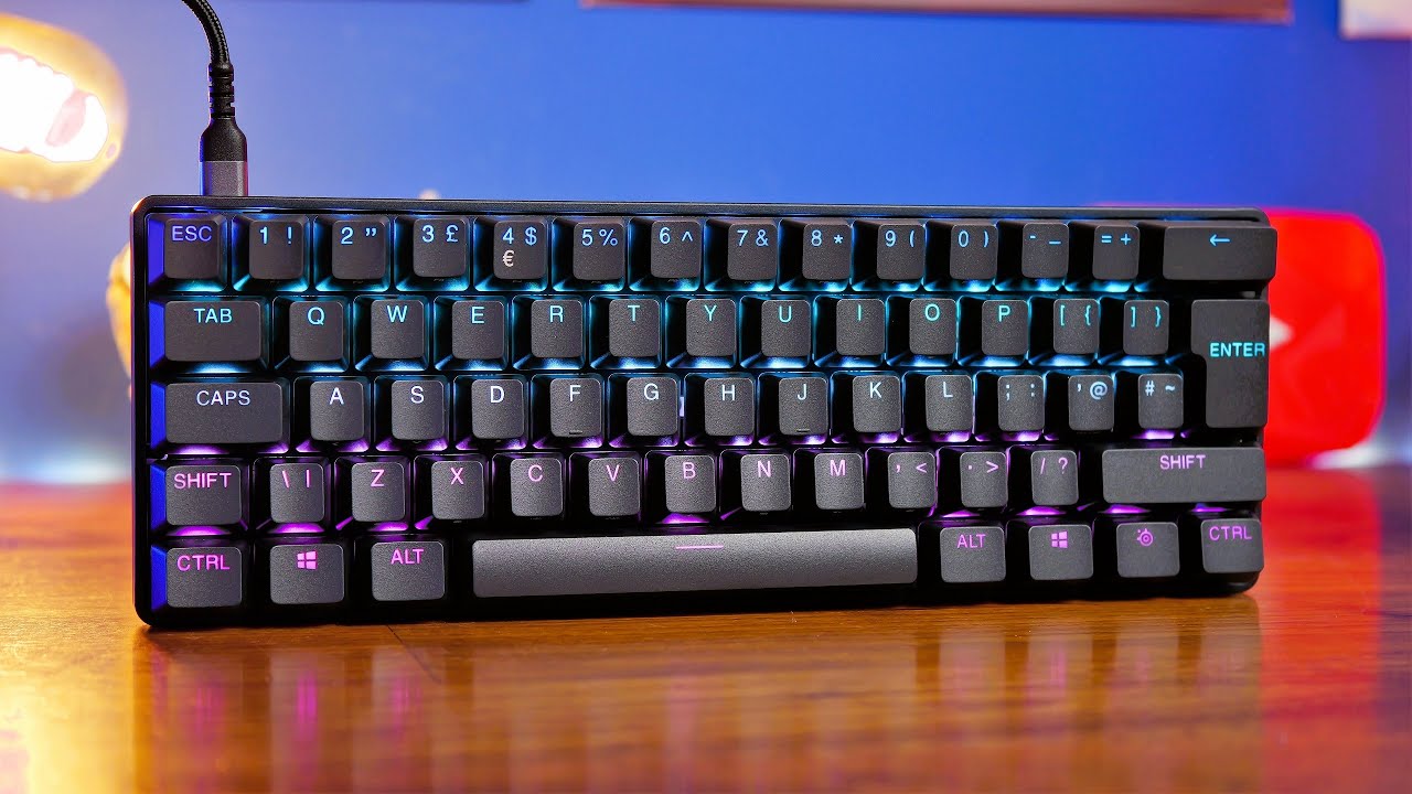 SteelSeries Apex 9 Mini unboxing and sound test (swappable linear