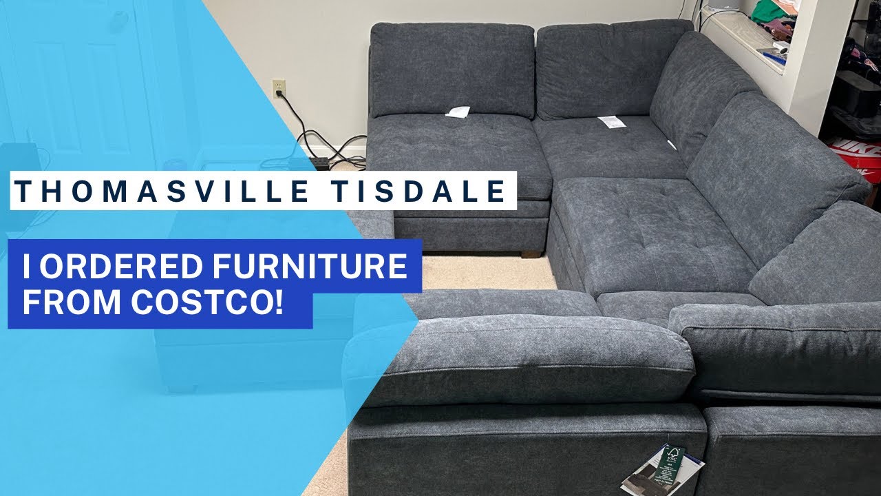 Thomasville Tisdale modular fabric sectional sofa with storage