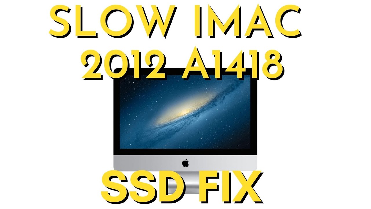 iMac Late 2012 21.5 inch A1418 - Disassembly SSD Upgrade, 10.8