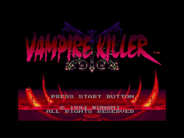 Vampire Killer (バンパイアキラー). / Castlevania: Bloodlines