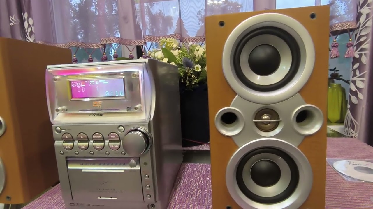 Victor UX-A10DVD DVD, CD, MP3, MD, Radio, Cassette recorder - YouTube