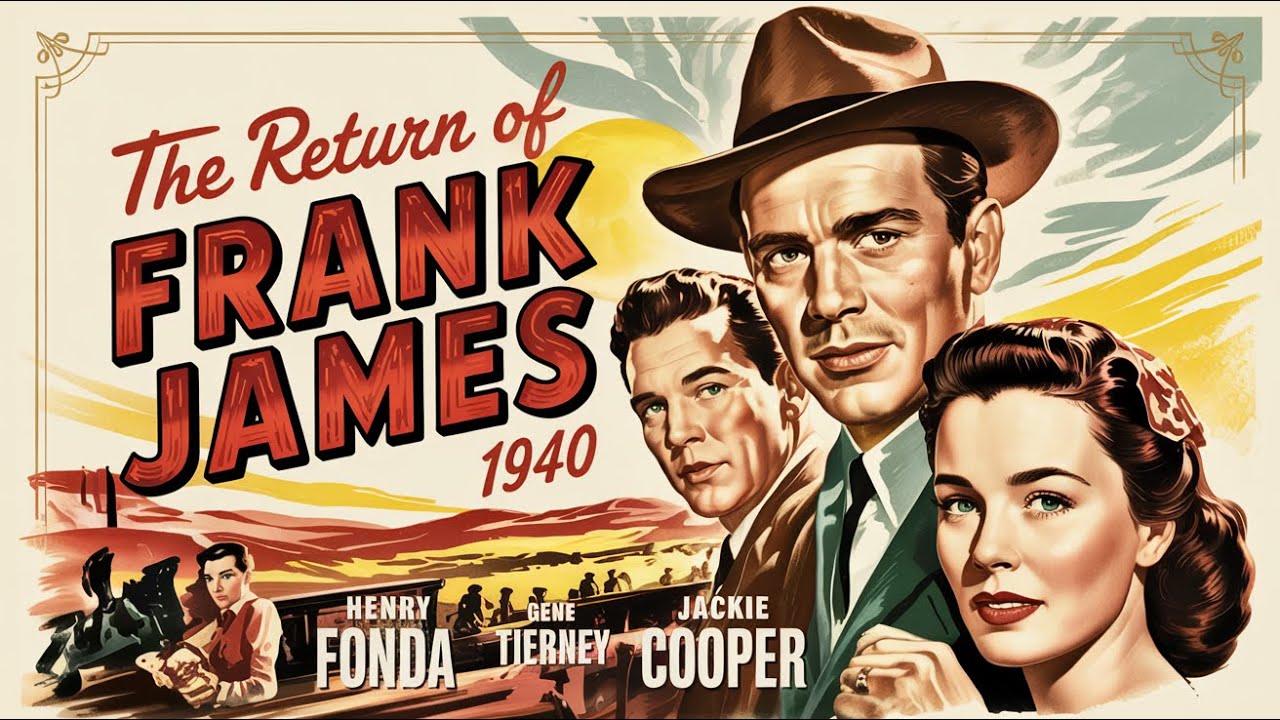 The Return of Frank James 1940 Film in English, Henry Fonda, Gene