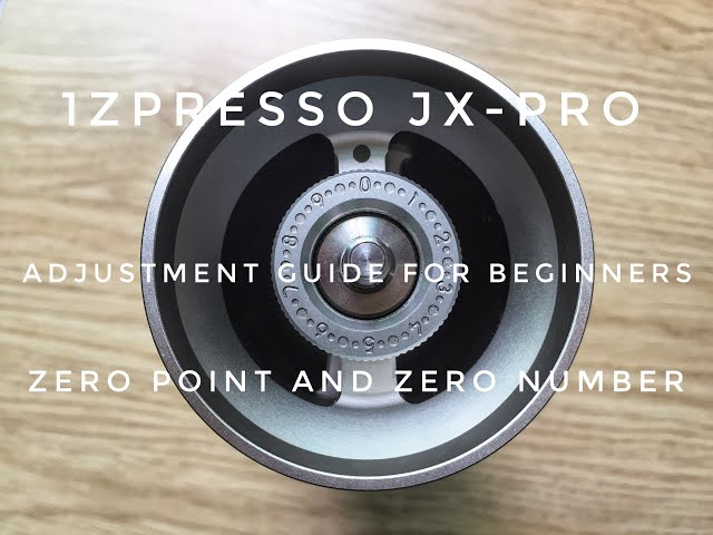 1Zpresso JX-Pro adjustment dial for absolute beginners. - YouTube