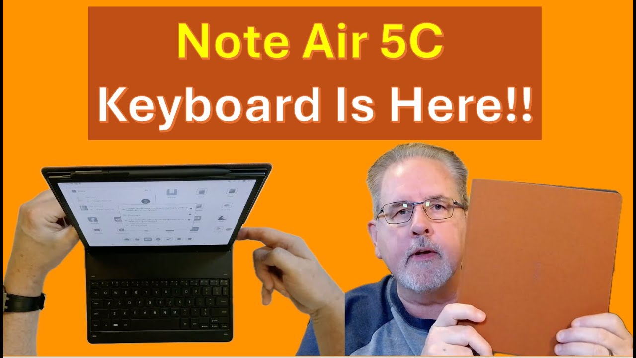 Boox Note Air 5C Keyboard Cover: Is It a Must Have? - YouTube