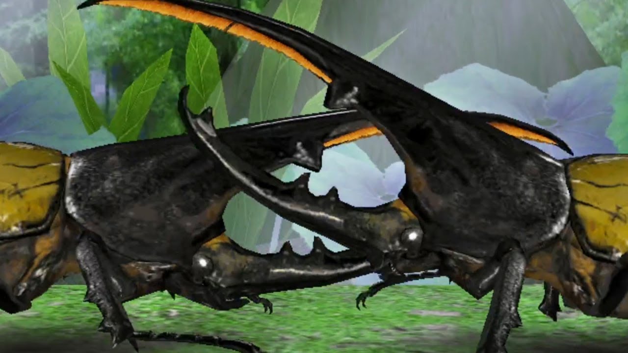 アーケード] 甲虫王者ムシキング - ヘルクレスオオカブト VS