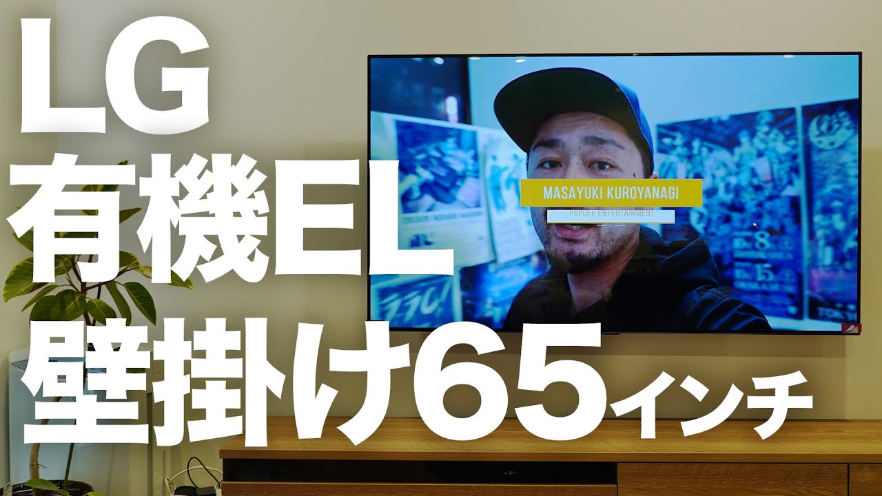 LG 有機EL壁掛けテレビ65インチ】 OLED65C8PJAを簡単レビュー！huluに