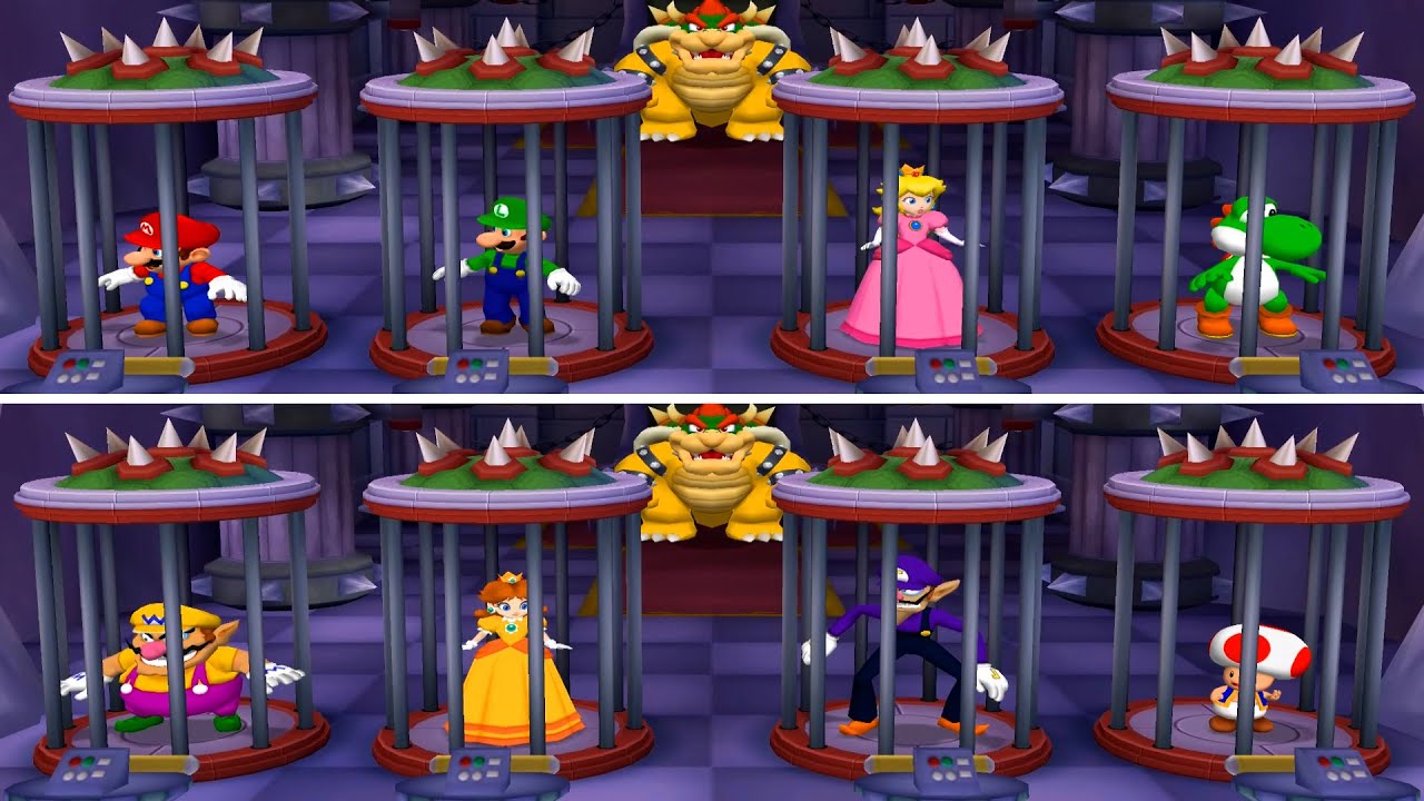 マリオパーティ5】おもしろいミニゲーム すべてのキャラクター (CPU