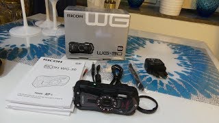 Ricoh WG-30 Unboxing & Video Test - YouTube
