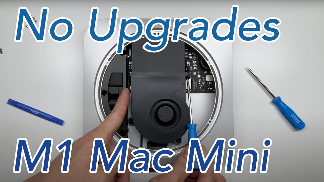 M1 Mac Mini Teardown Disassembly 2020 (M1 close-up in description