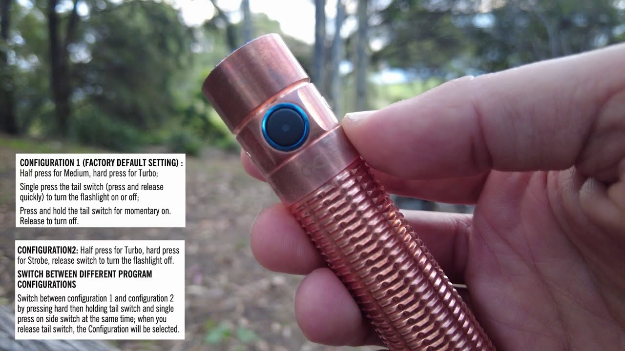 OLight Warrior Mini Full UI Tutorial (Shown with the Eternal +