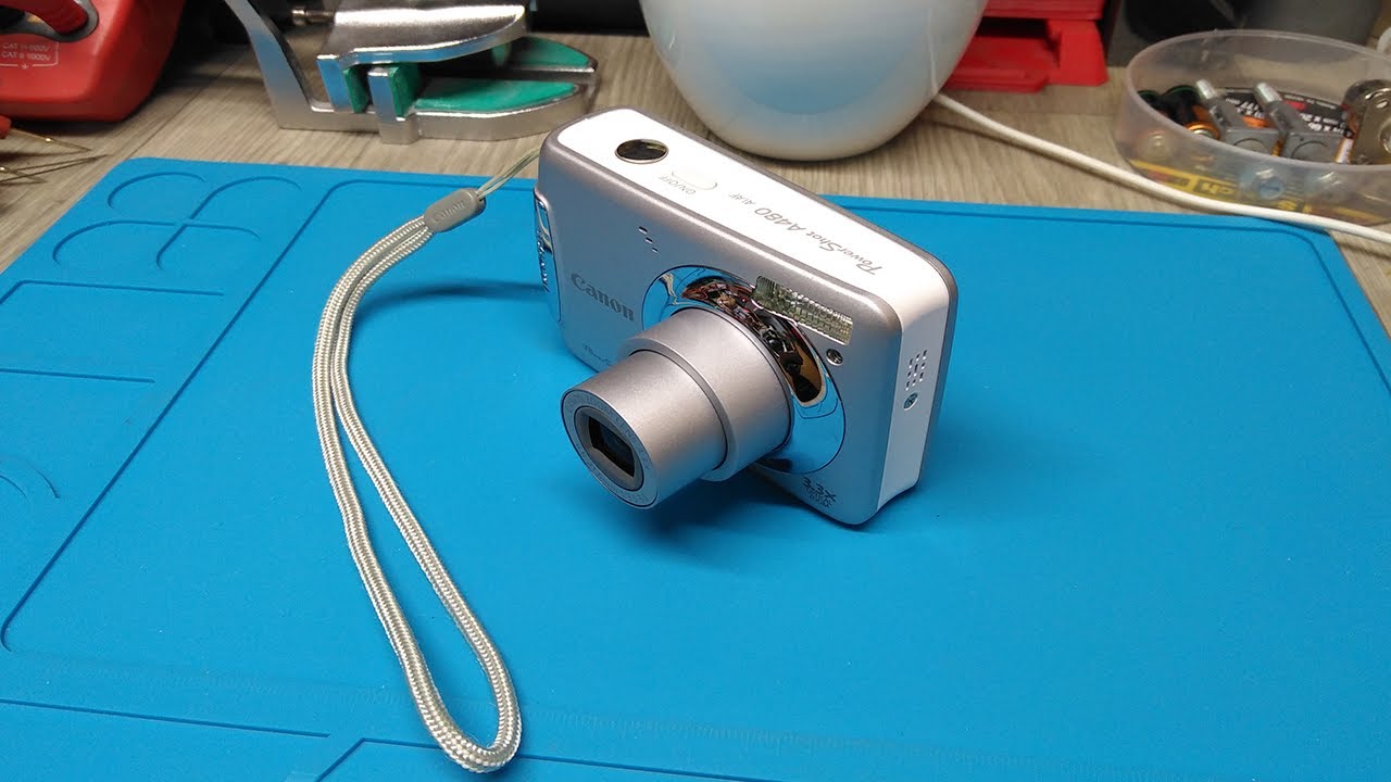 Canon PowerShot A480 Retro Digital Camera Review | Old Camera