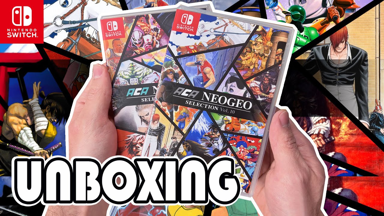 ACA Neogeo Selection Vol.9 &10 (Nintendo Switch) Unboxing - YouTube