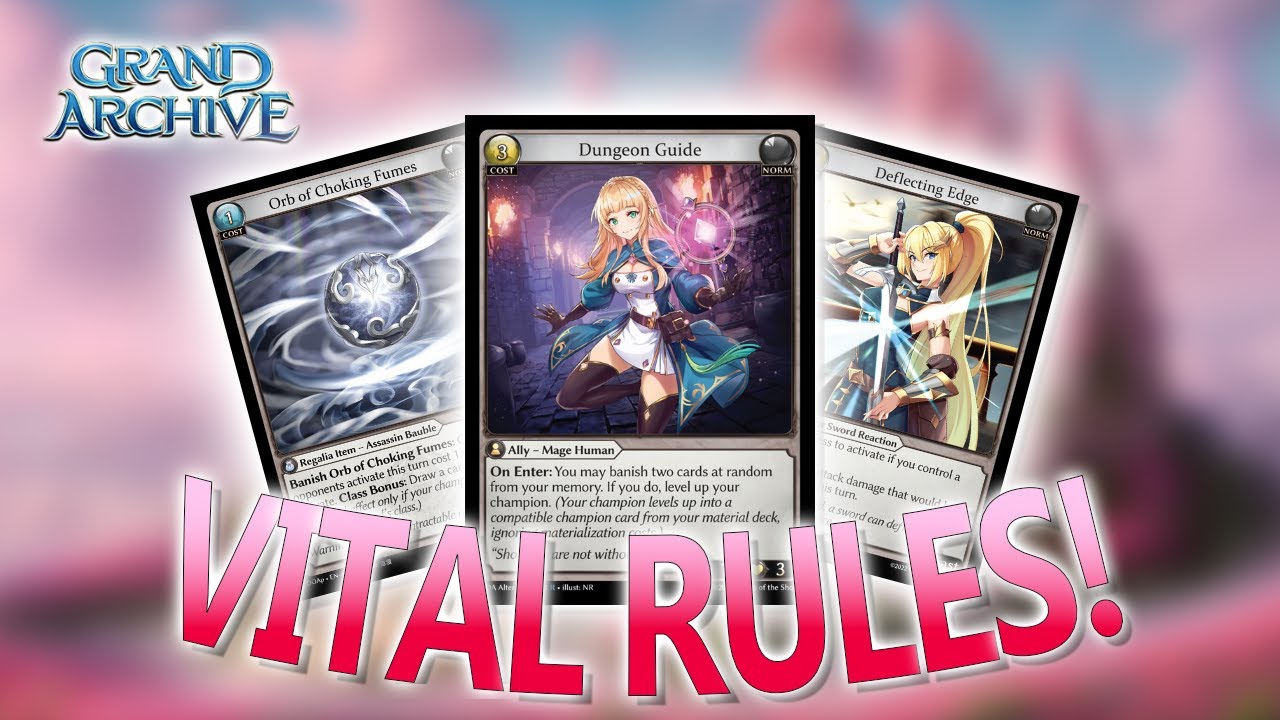 Rules You Need To Know | Grand Archive TCG - YouTube