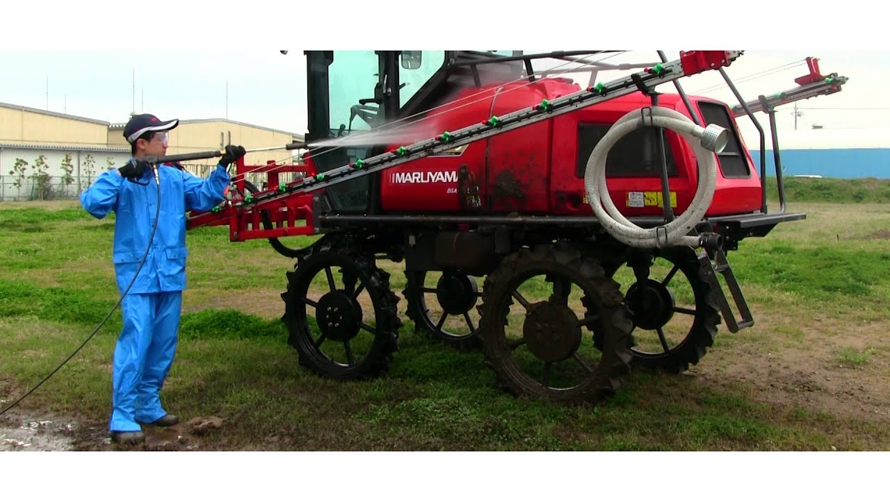 丸山製作所 高圧15MPa エンジン洗浄機 「MSW1511S」 - YouTube