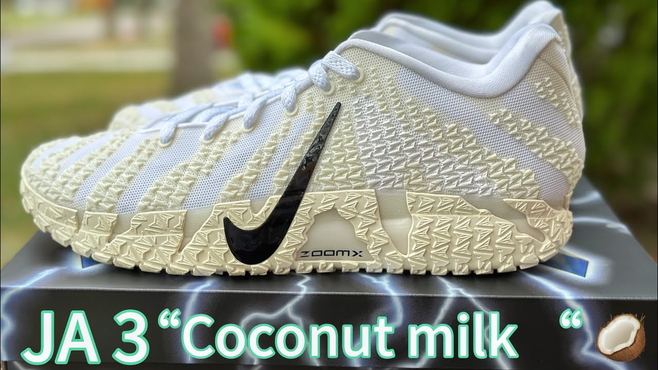 Nike JA 3 'Coconut Milk' Review! 2025 - YouTube