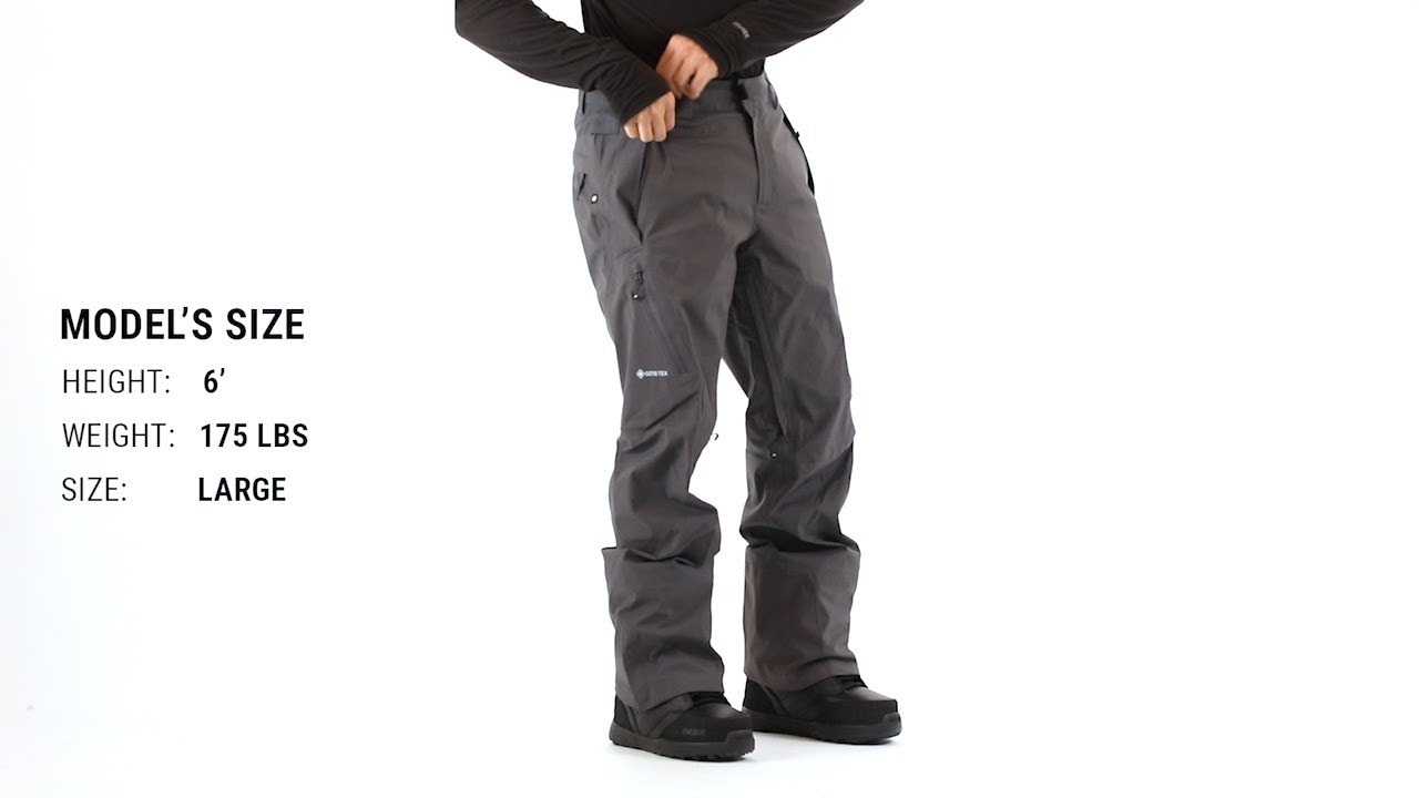686 Stretch Gore-Tex GT Snowboard Pants Fit Review - Tactics - YouTube