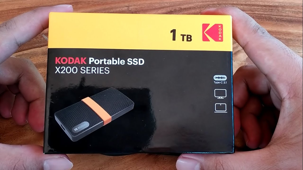 Kodak X200 Portable SSD Review and Benchmarks - YouTube