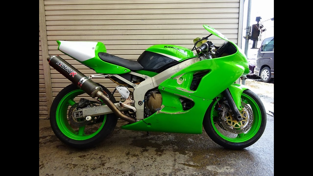 NINJA ZX-6R(ZX600J-006) エンジン始動 - YouTube