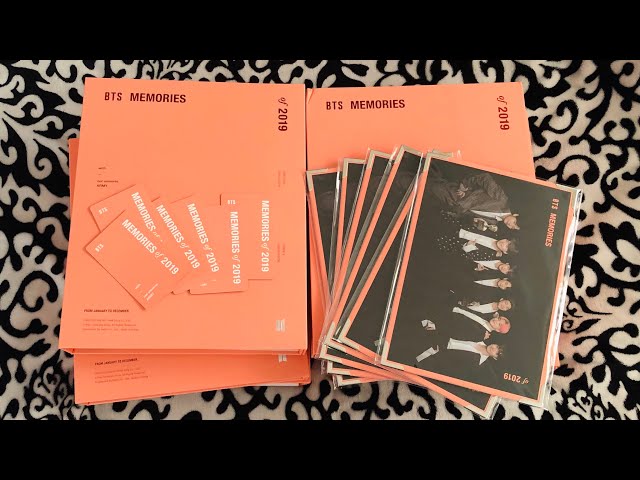 UNBOXING] BTS MEMORIES OF 2019 🧡 - YouTube