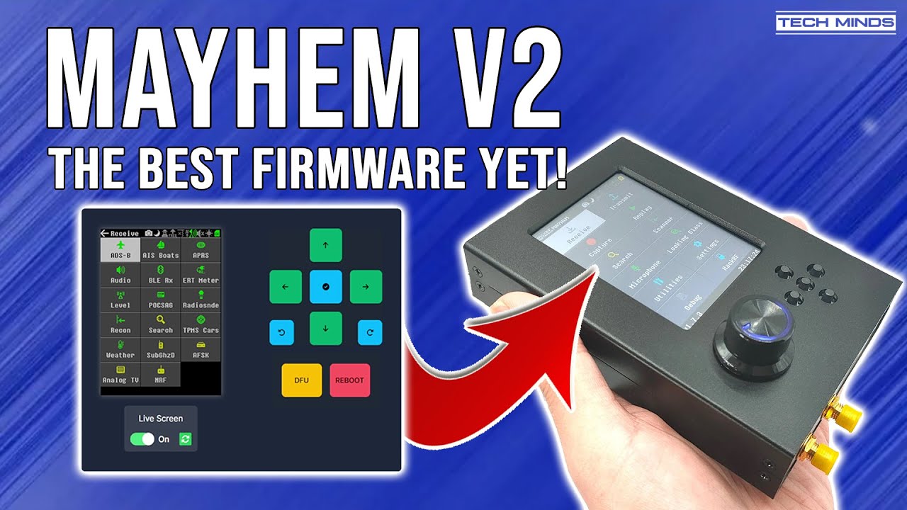 The Best HackRF Portapack Firmware Yet - Mayhem Version 2 - YouTube