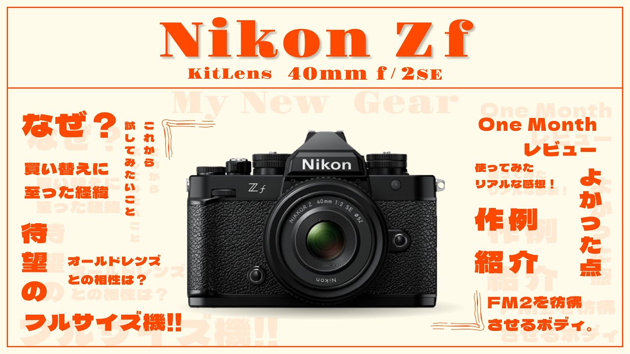 FUJIFILM X-Pro2からNikon Zfに買い替えた理由・作例【オールドレンズ