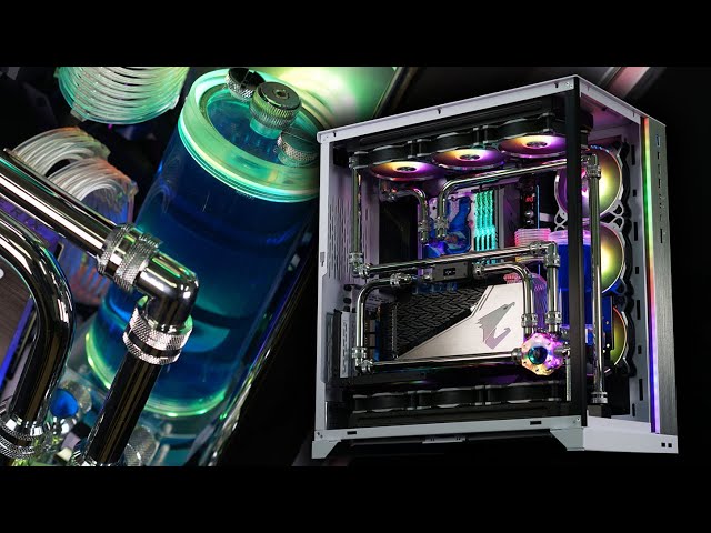$5000 High end Extreme Water Cooled Gaming PC Build -i9-9900KS 5.2