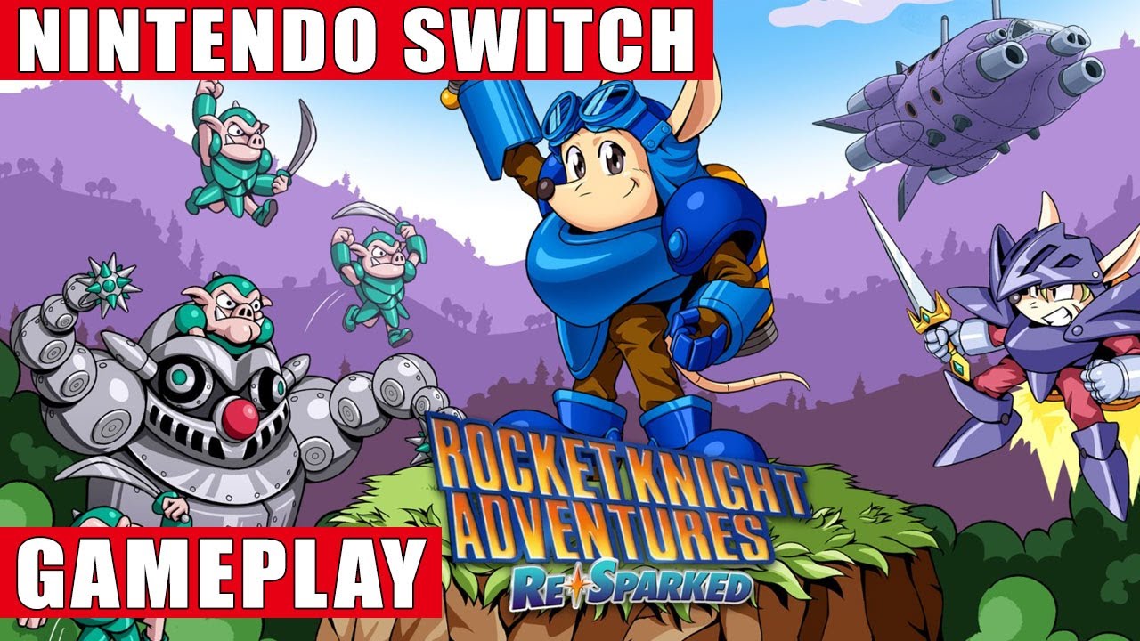 Rocket Knight Adventures: Re-Sparked Nintendo Switch Gameplay