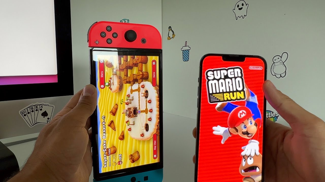 Nintendo Switch OLED screen vs iPhone 13 Pro Max - YouTube