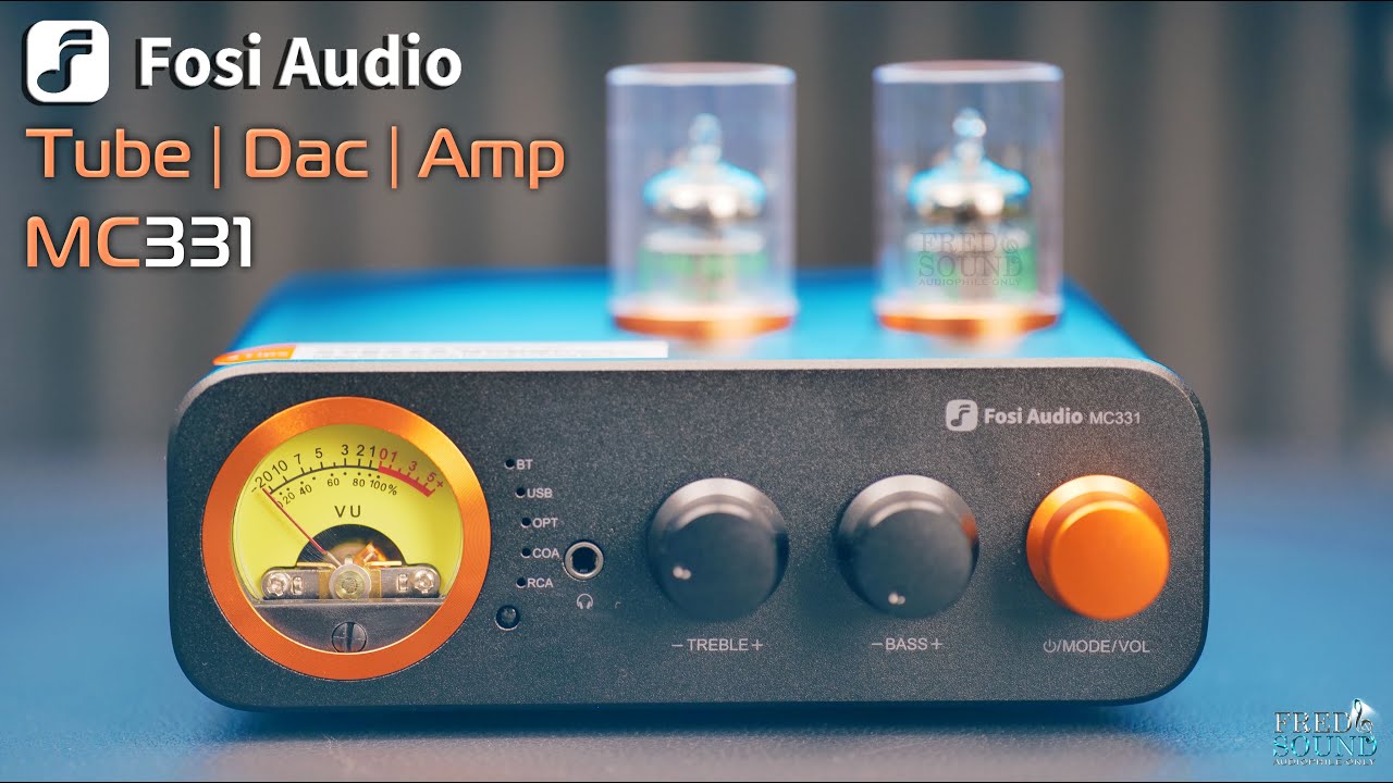 新商品FOSI MC331真空管プリメインアンプを試してみました - YouTube