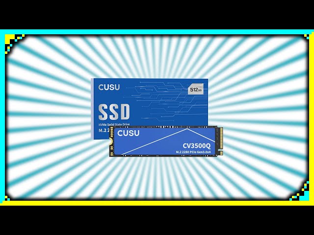 CUSU CV3500Q 512GB PCIe 3.0 NVMe SSD Unboxing - YouTube