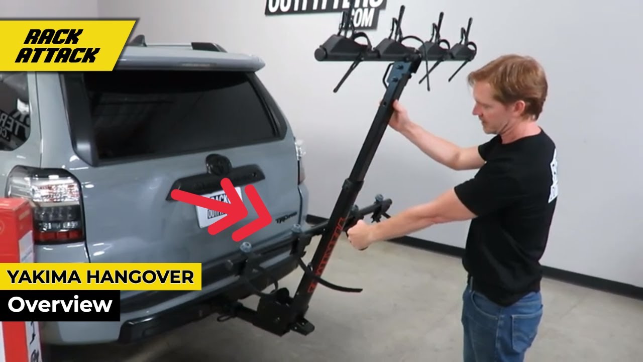 Yakima HangOver 4 Vertical Mountain Bike Hitch Rack Overview And
