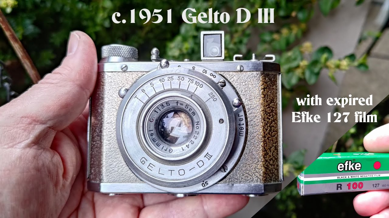 1951 Gelto D III with Expired Efke 127 Film - YouTube