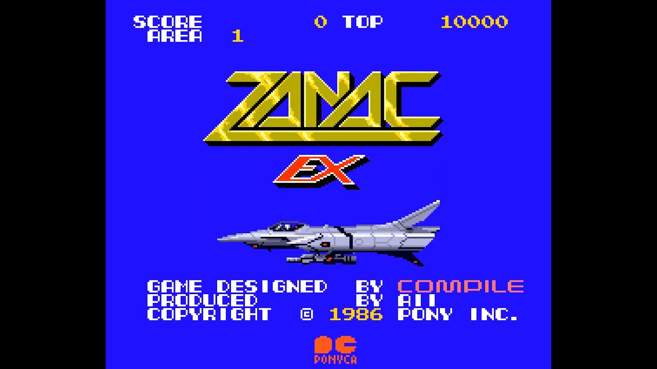MSX Longplay [074] Zanac-EX - YouTube
