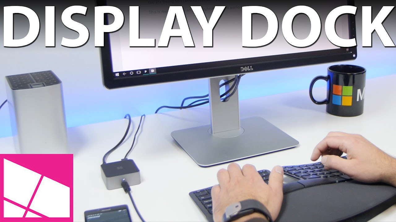 Lumia 950 with Microsoft Display Dock for Continuum - YouTube