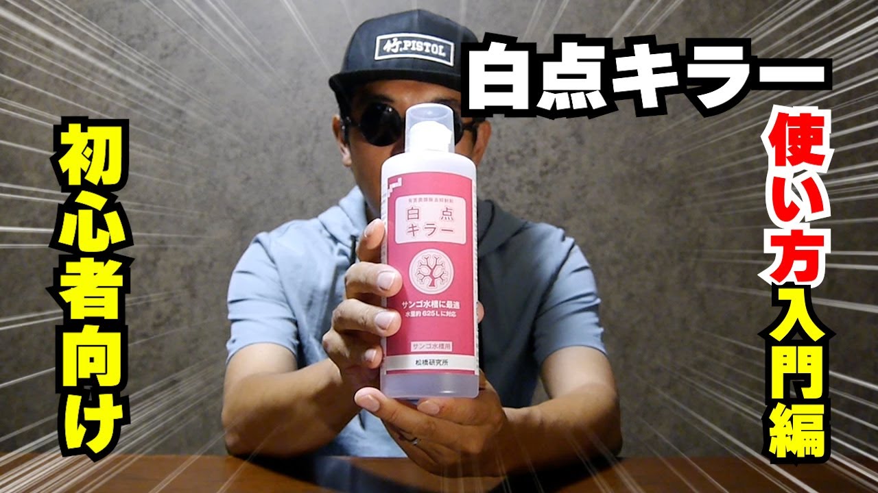 海水】初心者向け：良く分かる「白点キラー」の使い方入門編 - YouTube