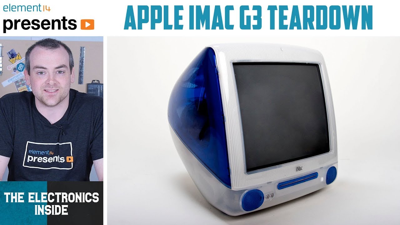 iMac G3 Teardown - The Electronics Inside - YouTube