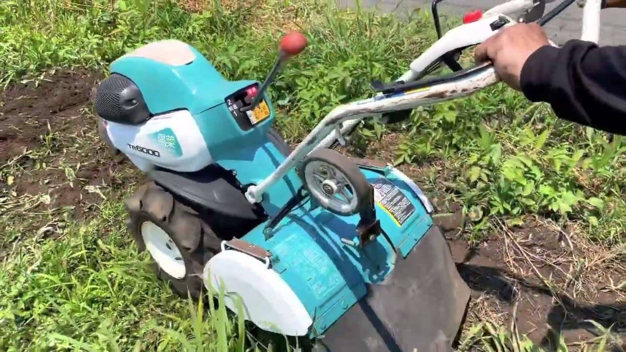 確認動画】KUBOTA クボタ TR6000 陽菜 はるな ミニ 小型 耕運機 耕うん