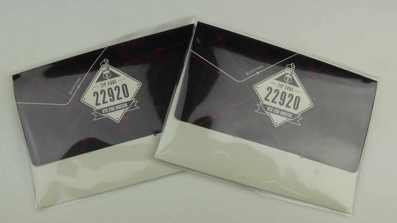 Unboxing BTS (Bangtan Boys) 방탄소년단 2nd Muster 22920: Mini