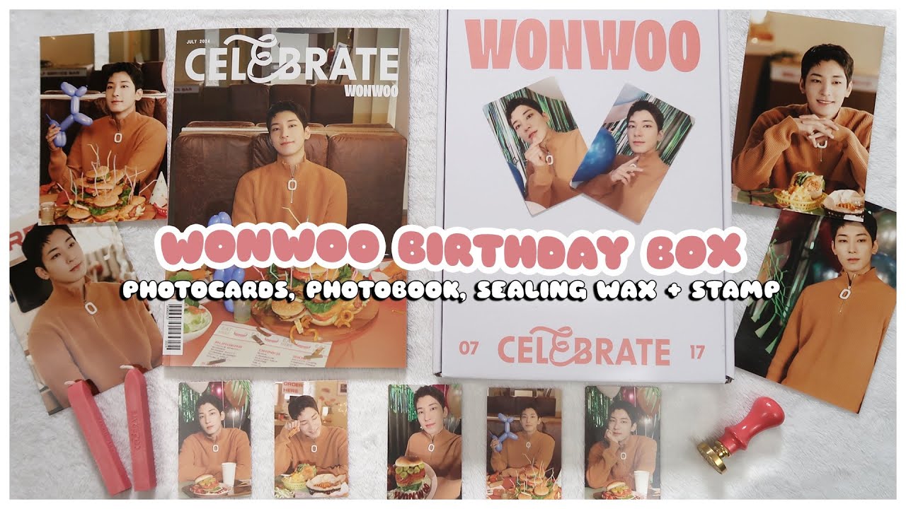 unboxing seventeen wonwoo birthday box 2024 weverse package