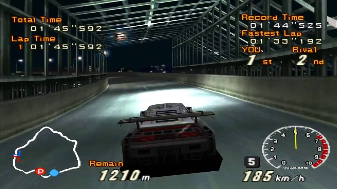 Racing Lagoon PS1/ PSX Widescreen @ 60fps PCSXR-PGXP (SquareSoft