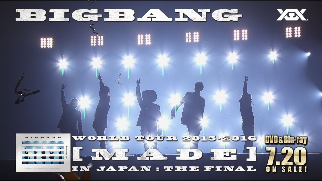LIVE DVD ＆ Blu-ray『BIGBANG WORLD TOUR 2015～2016 [MADE] IN JAPAN