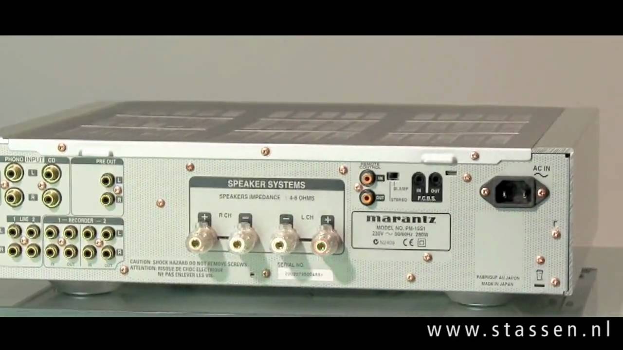 Marantz PM 15S1 - YouTube